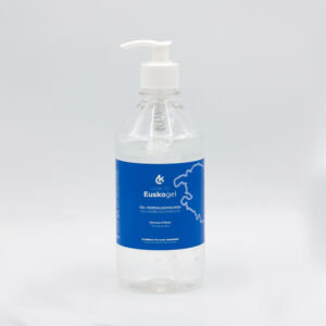 Euskogel, gel hidroalcohólico vasco, 500ml.